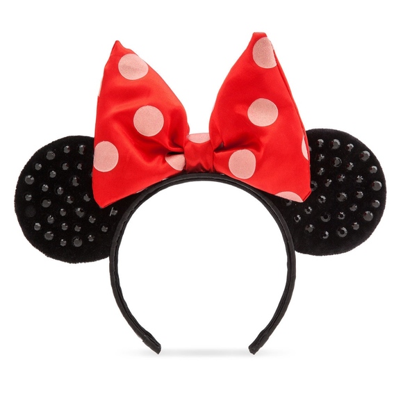 Disney Accessories - Disney Minnie Mouse Gem Studded Ears Headband